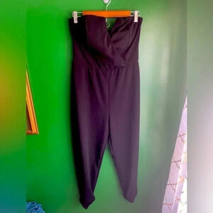 CLEARANCE!! Trixxi‎ Jumper Romper Black Sleeveless Size XL Cute! EUC! Jumpsuit